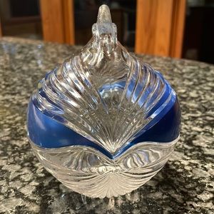 26 retro bonbon vase hand blown‎ glass crystal art vase